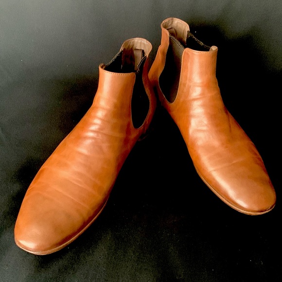 Vintage PRADA Leather Chelsea Boots - Picture 1 of 9